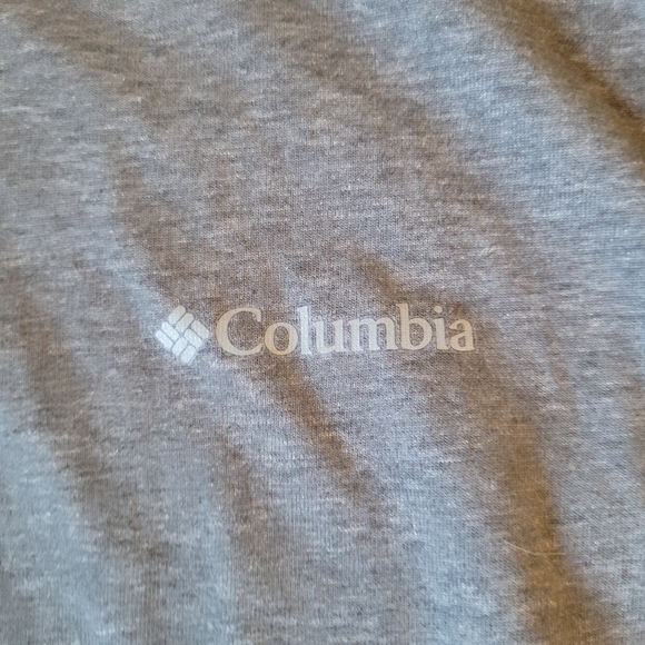 Mens XXL Light and Dark Gray Columbia Long Sleeve - Picture 3 of 7